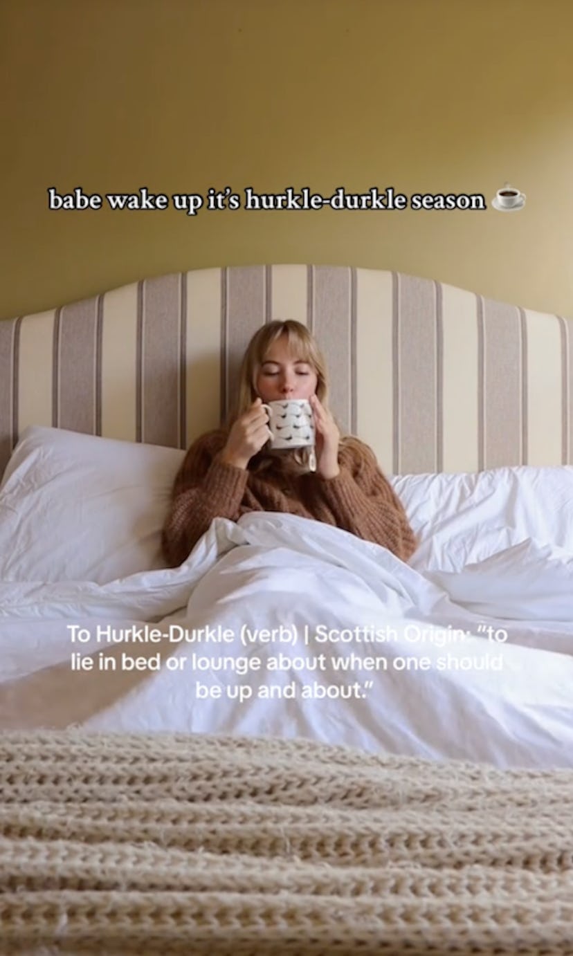 Hurkle-durkling.