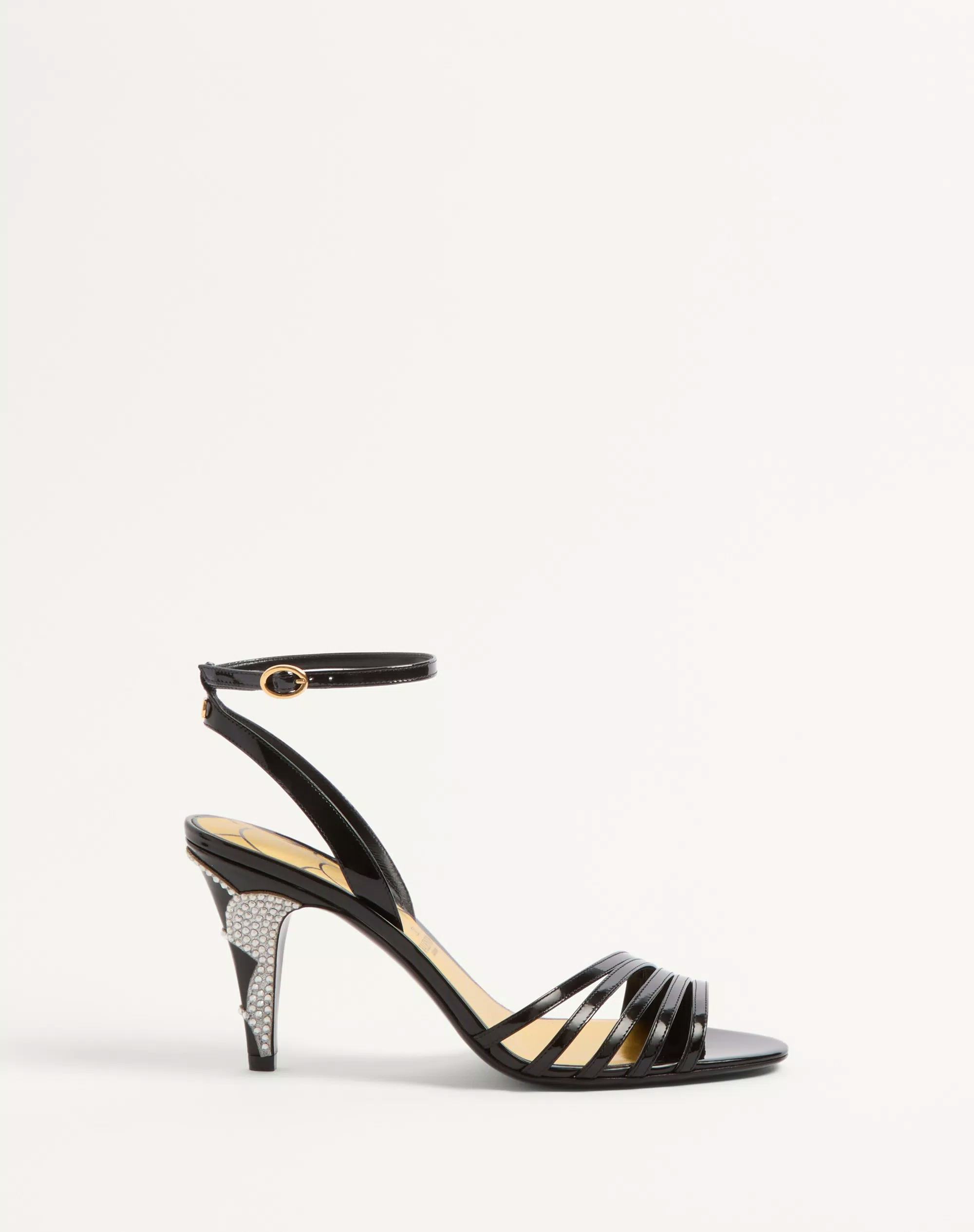 Ladycrush Patent Leather Sandal With Crystals 85MM