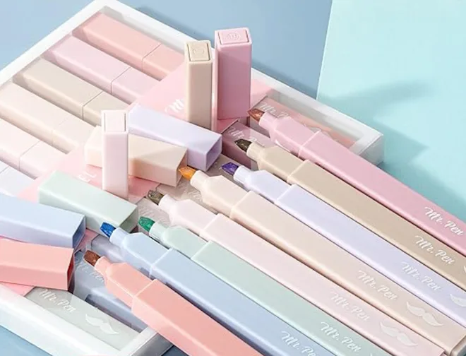 Mr. Pen Aesthetic Highlighters (8-Pack)