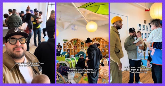 A man started a meet-up for Dads in Brooklyn.