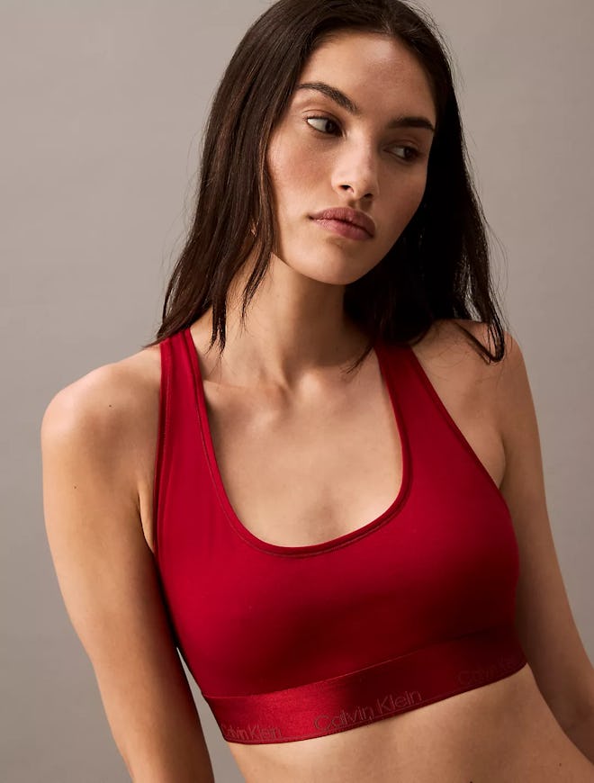 Modern Cotton Holiday Shine Unlined Bralette