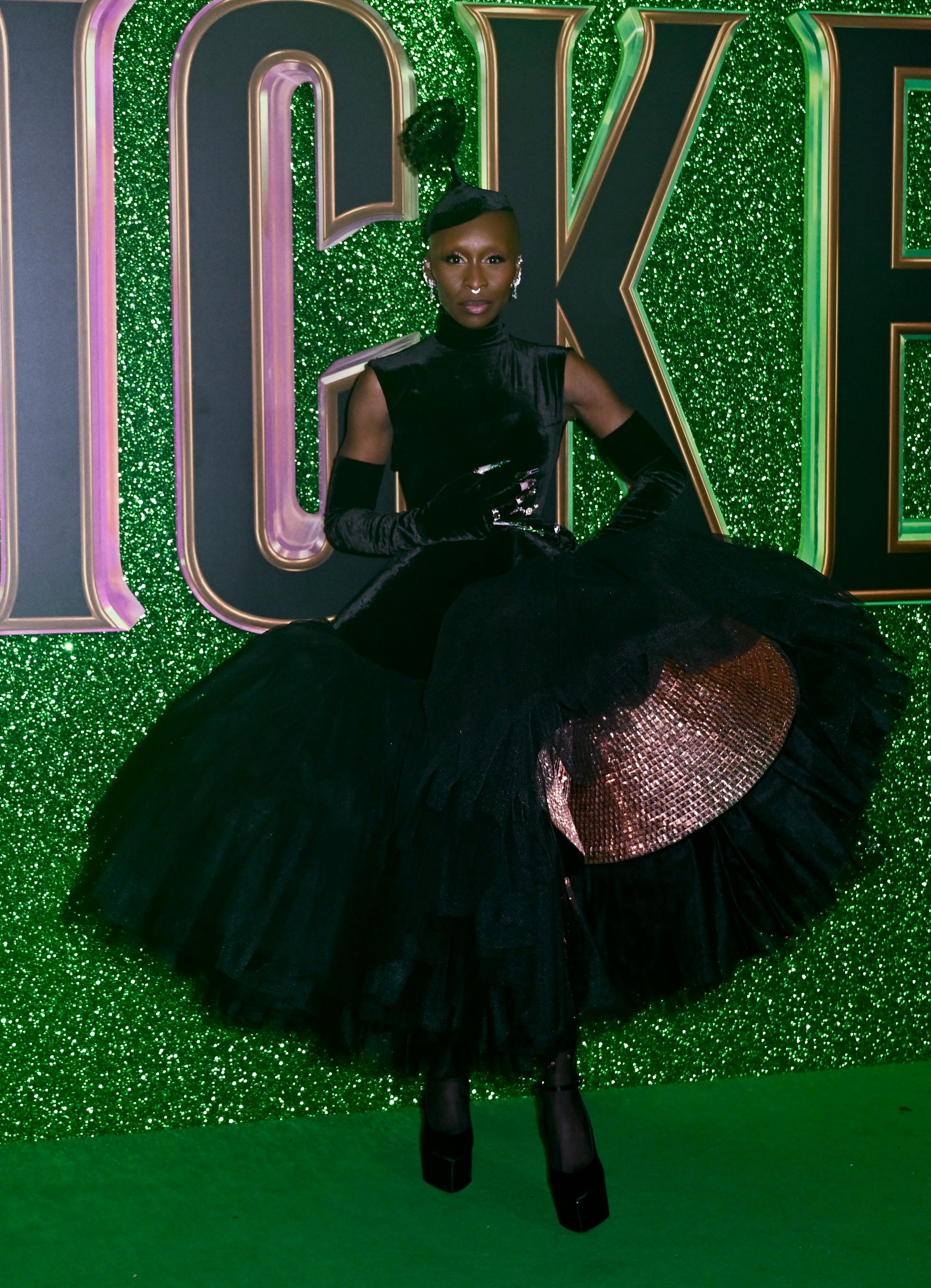 Cynthia Erivo on the &lsquo;Wicked&rsquo; press tour.