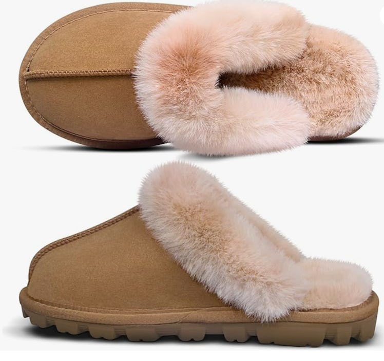 EZSURF Fuzzy Memory Foam Slippers