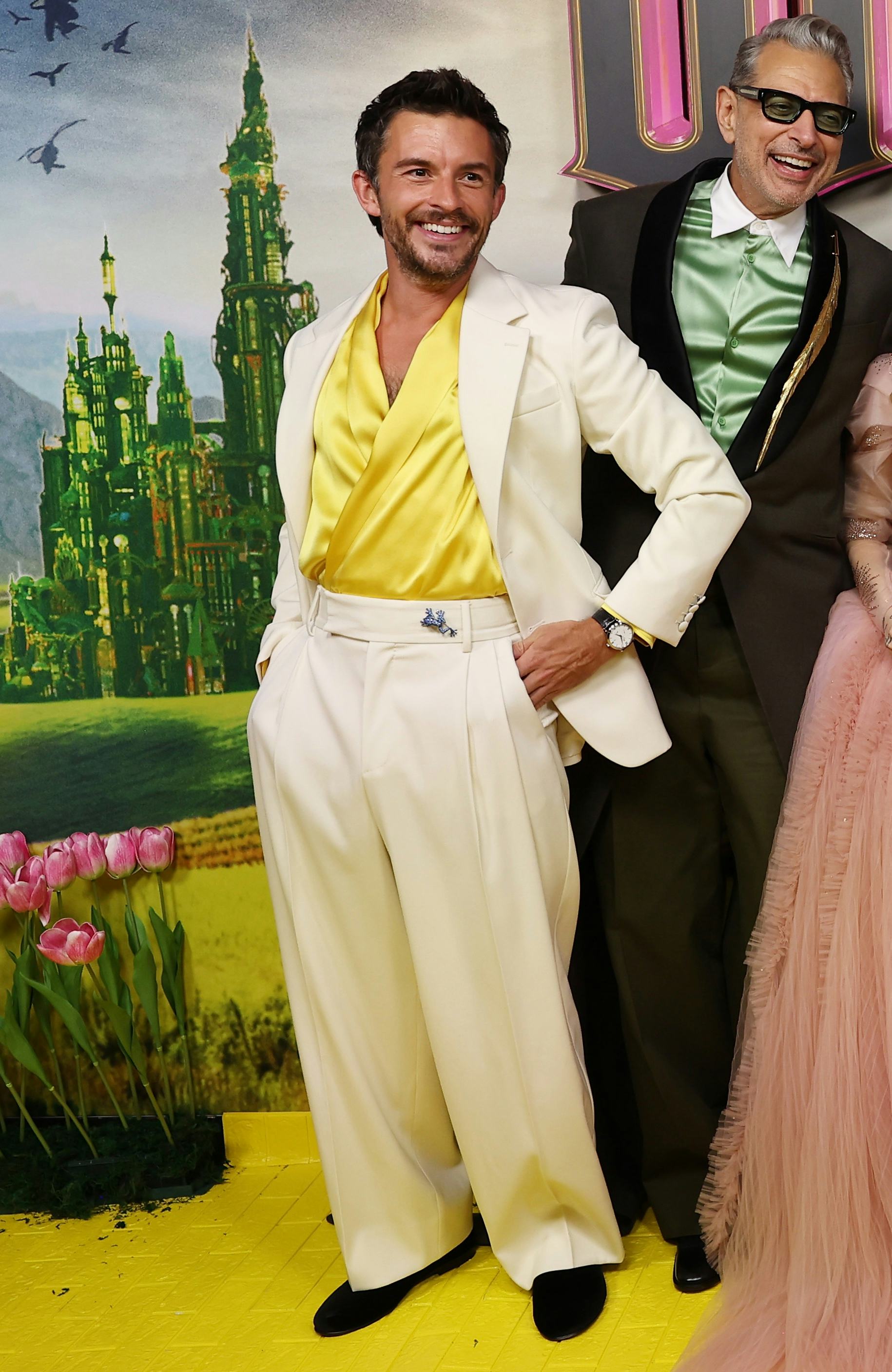 Jonathan Bailey on the &lsquo;Wicked&rsquo; press tour.