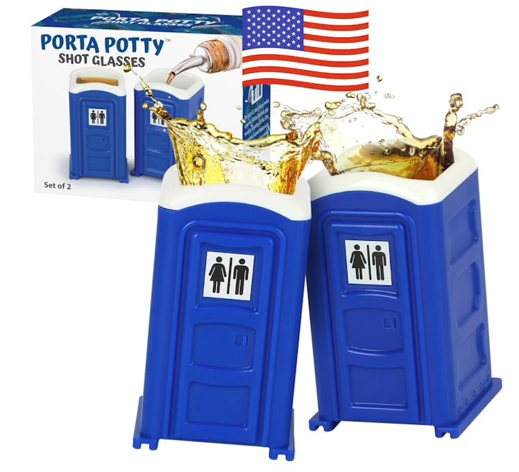 Funwares Porta Potty Shot Glasses (2-Pack)