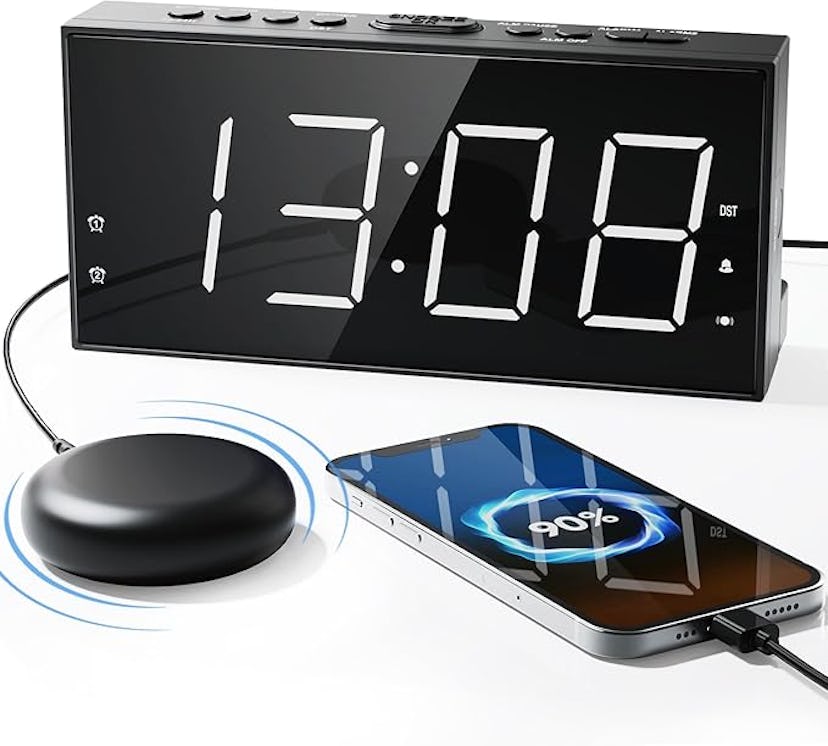 Roxicosly Loud Vibrating Alarm Clock