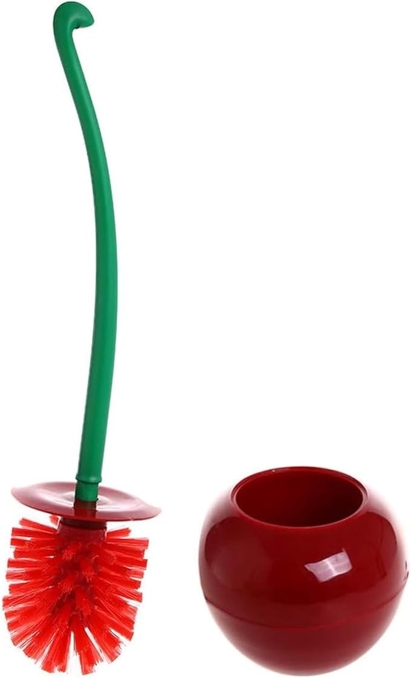 ADNIKIA Cherry Toilet Brush with Holder