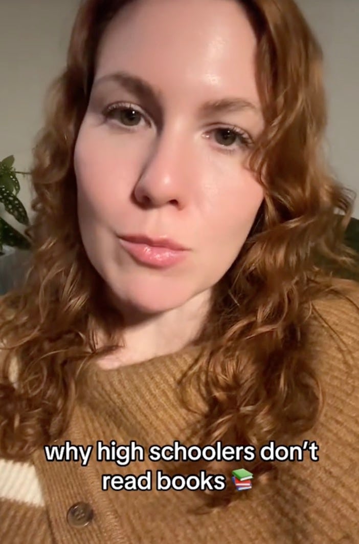 This High School Teacher Says Her Students Don't Read Anymore