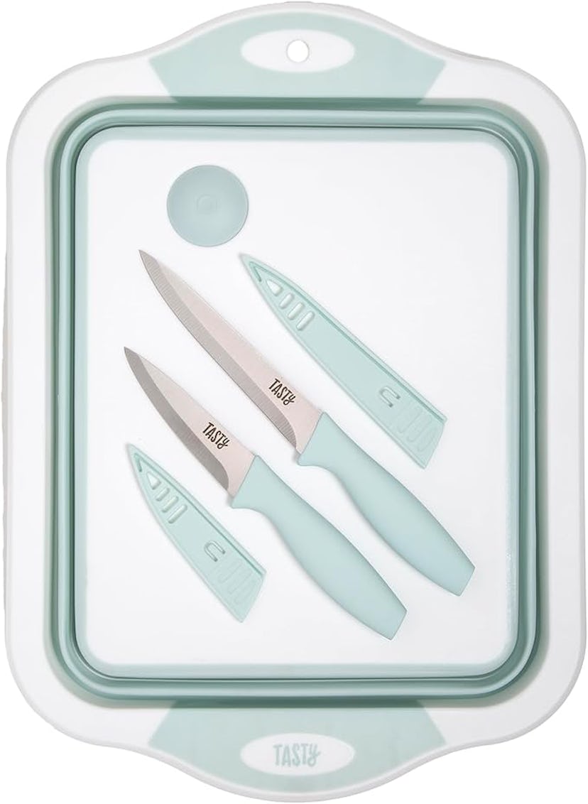 Tasty Multifunctional Cutlery Set with Cutting Board (3 Pieces)