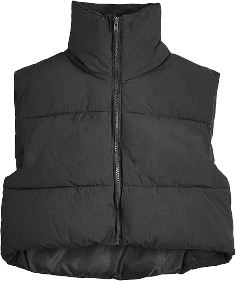 UANEO Cropped Puffer Vest