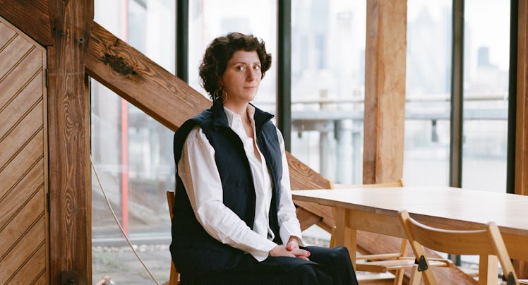 Marguerite Humeau in her studio in London