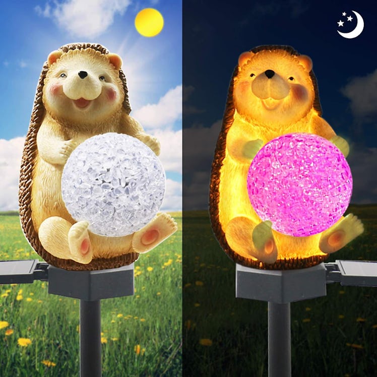 VGYVGYCC Hedgehog Solar Garden Light