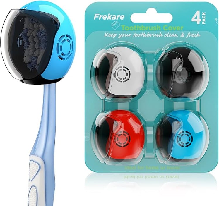 Frekare Helmet Toothbrush Covers (4-Pack)