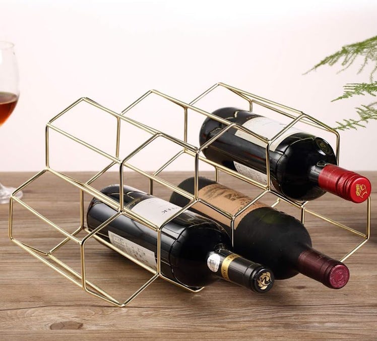 Buruis Gold Wine Rack