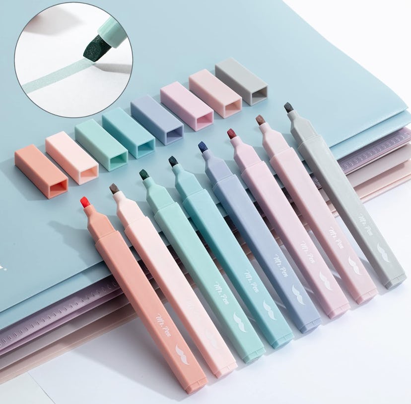 Mr. Pen- Aesthetic Cute Highlighters (8-Pack)