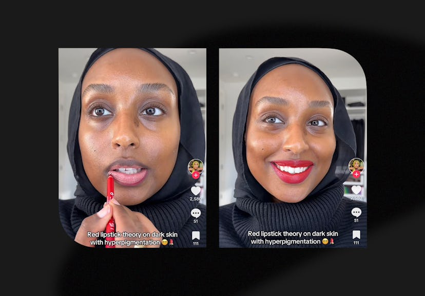 The “red lipstick theory” is TikTok’s latest obsession.