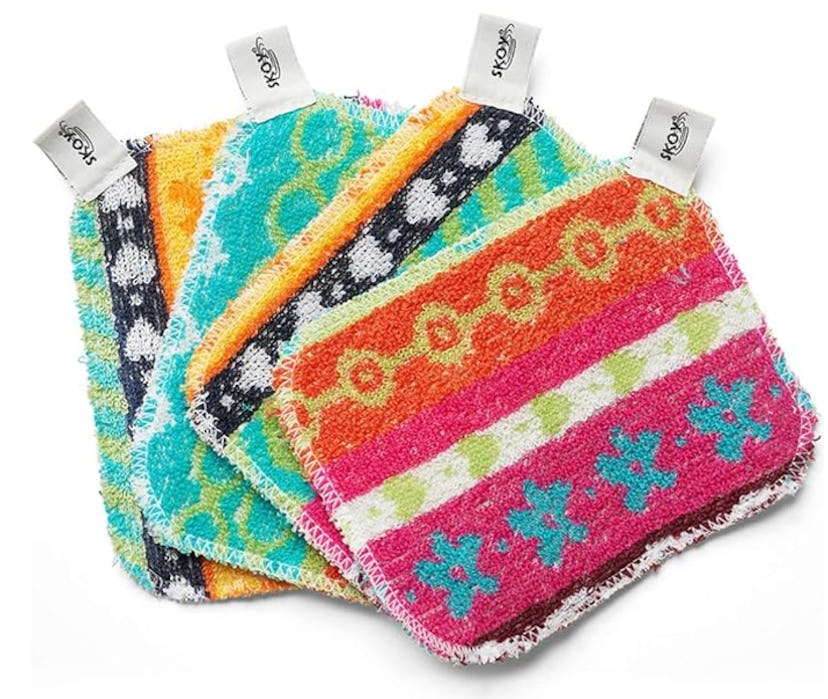 Skoy Scrub Reusable Dish Scrubbers (4-Pack)