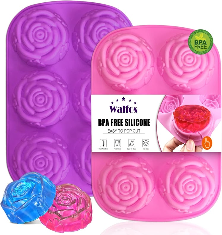 Walfos Rose Ice Cube Mold (Set of 2)