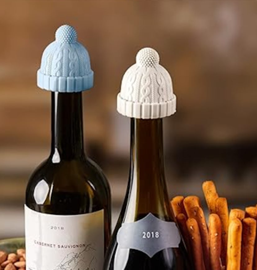 Monkey Business Beanie Wine Stopper (2-Pack)