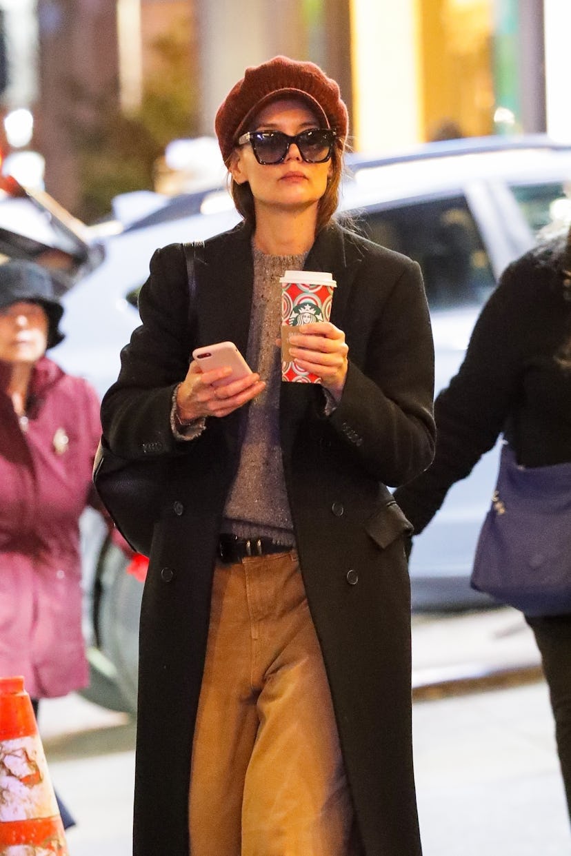 Katie Holmes in New York City, December 20, 2024.