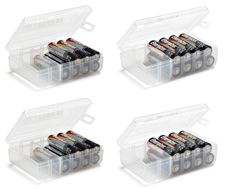 GlossyEnd Battery Storage Case (4-Pack)