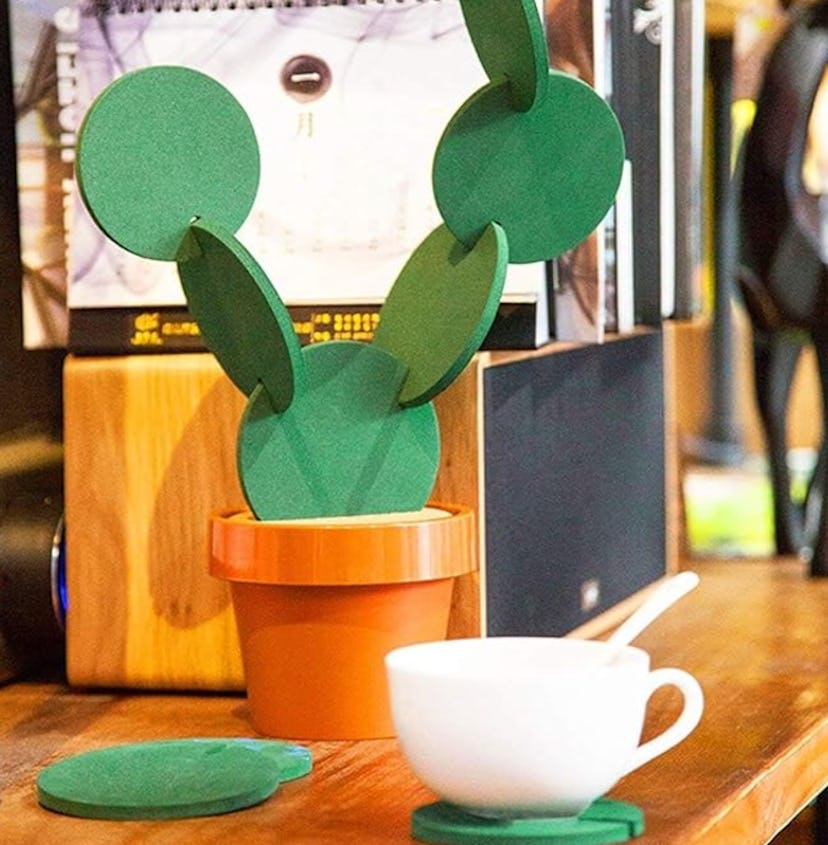 Sirensky Cactus Coasters (6-Pieces)