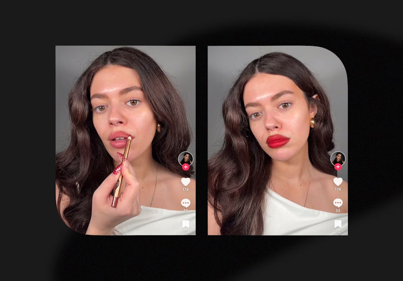 The “red lipstick theory” is TikTok’s latest obsession.