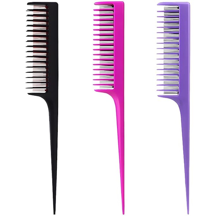 Kootinn Professional Teasing Comb (3-Pack)