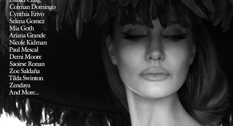 Angelina Jolie on the cover of W magazine