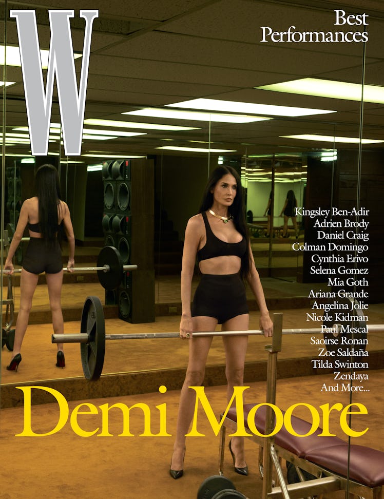 Demi Moore on the cover of W magazine
