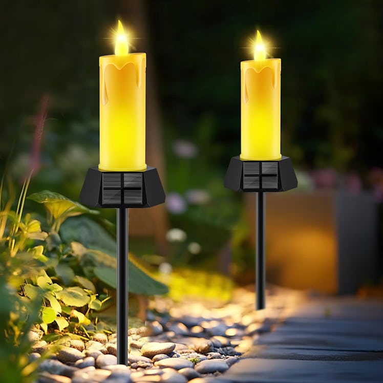 Gileolant Outdoor LED Solar Lights (2-Pack)