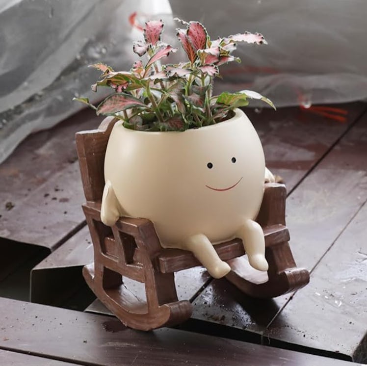 UMESONG Smily Face Planter Pot 