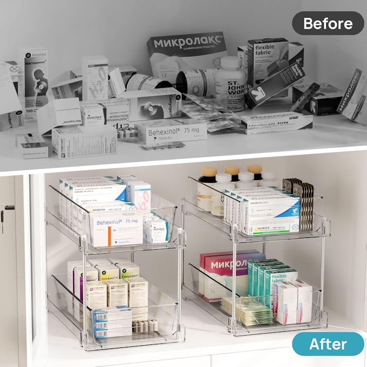  Vtopmart 2-Tier Bathroom Storage Organizer