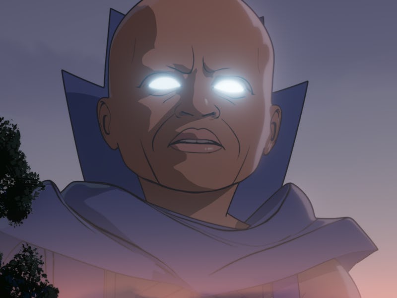 The Watcher (voiced by Jeffrey Wright) in Marvel's What If...?