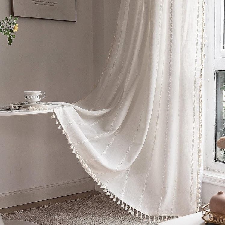  Deeprove Linen-Blend Curtain