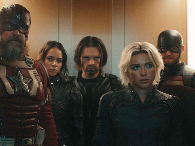Alexei Shostakov/Red Guardian (David Harbour), Ghost (Hannah John-Kamen), Bucky Barnes (Sebastian St...