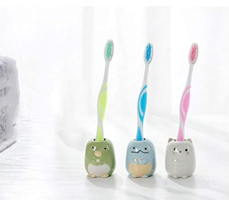 Tegg Mini Toothbrush Holders (4-Pack)