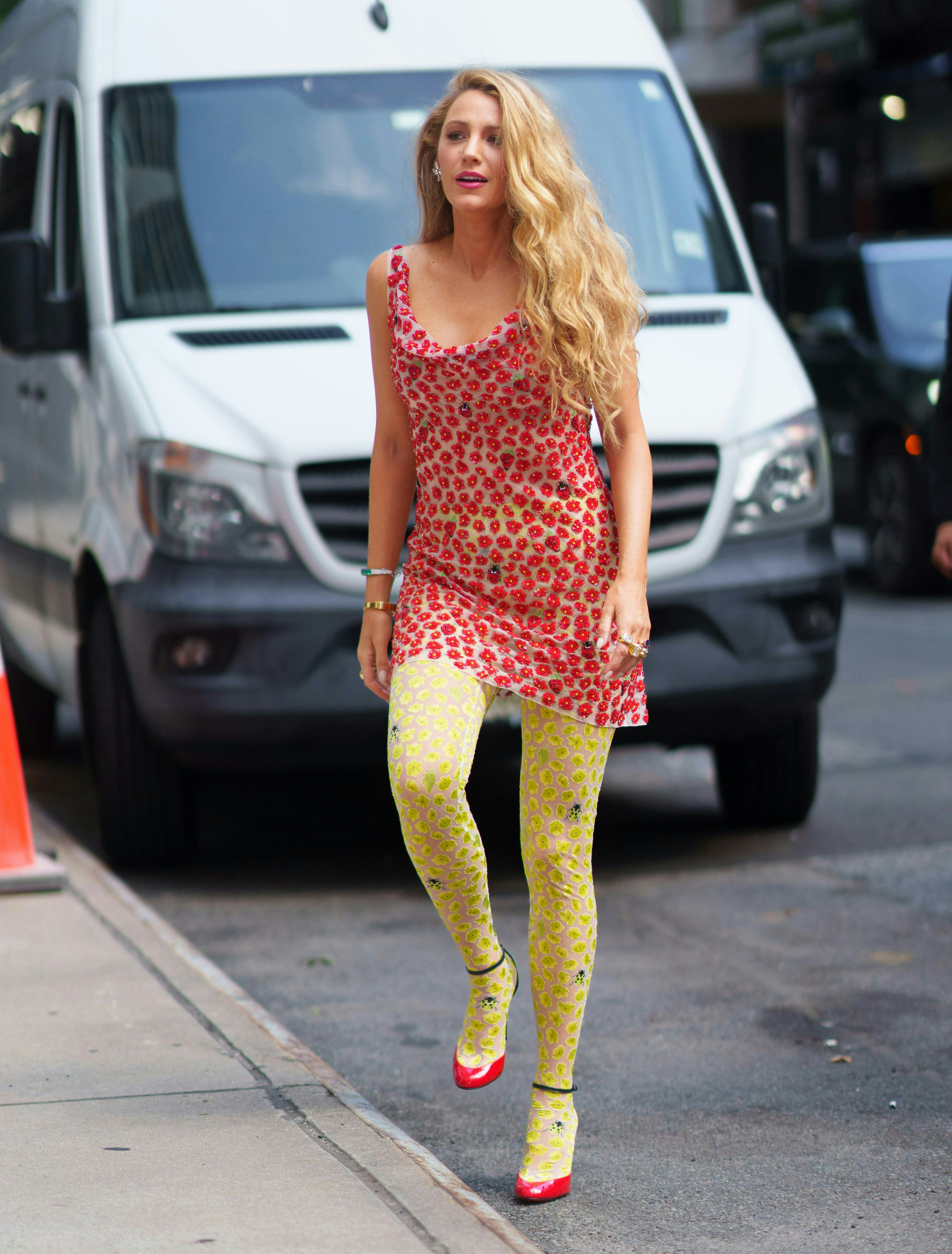 Blake Lively is seen out in New York City.