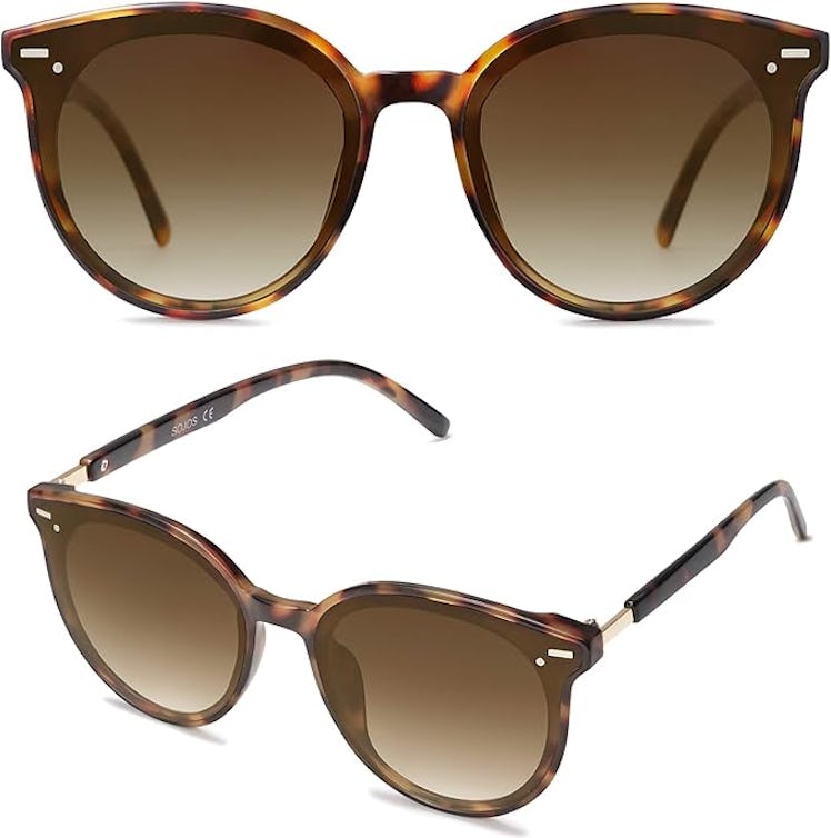 SOJOS Round Retro Sunglasses