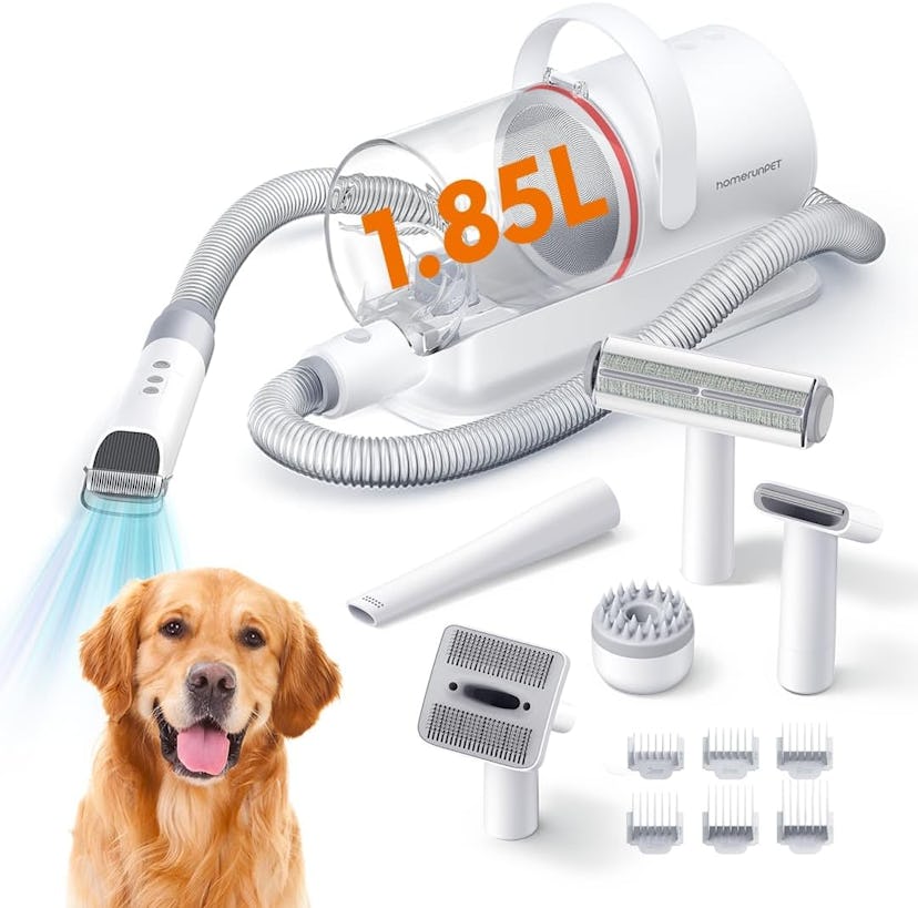 HomeRunPet Ultra Quiet Dog Grooming Vacuum