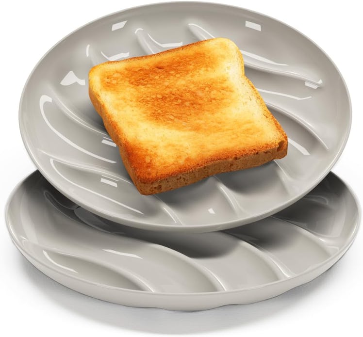  EVER TOAST Sandwich & Toast Plate (2-Pack)