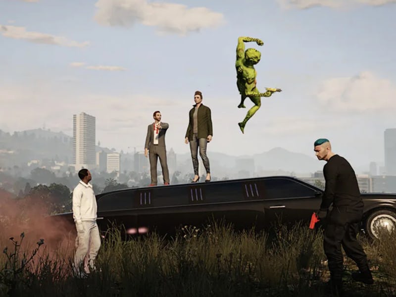 screenshot from Grand Theft Hamlet
