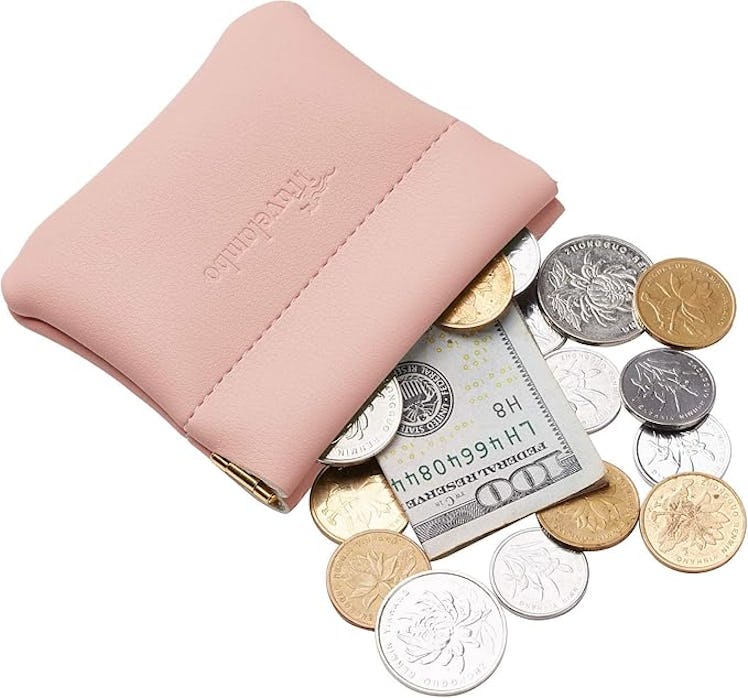 Travelambo Leather Squeeze Coin Purse