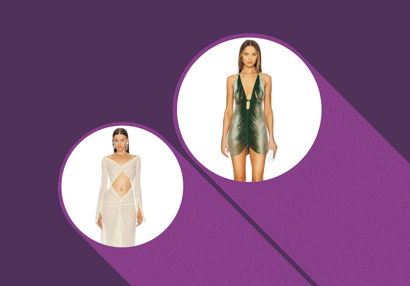 Naked dresses to shop.