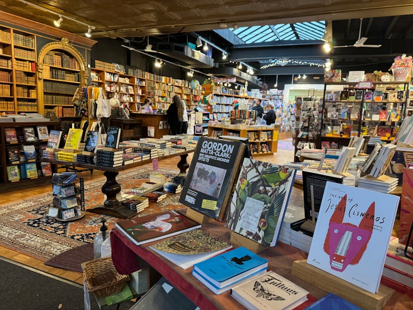 An interior photograph of Loganberry Books in Cleveland, Ohio