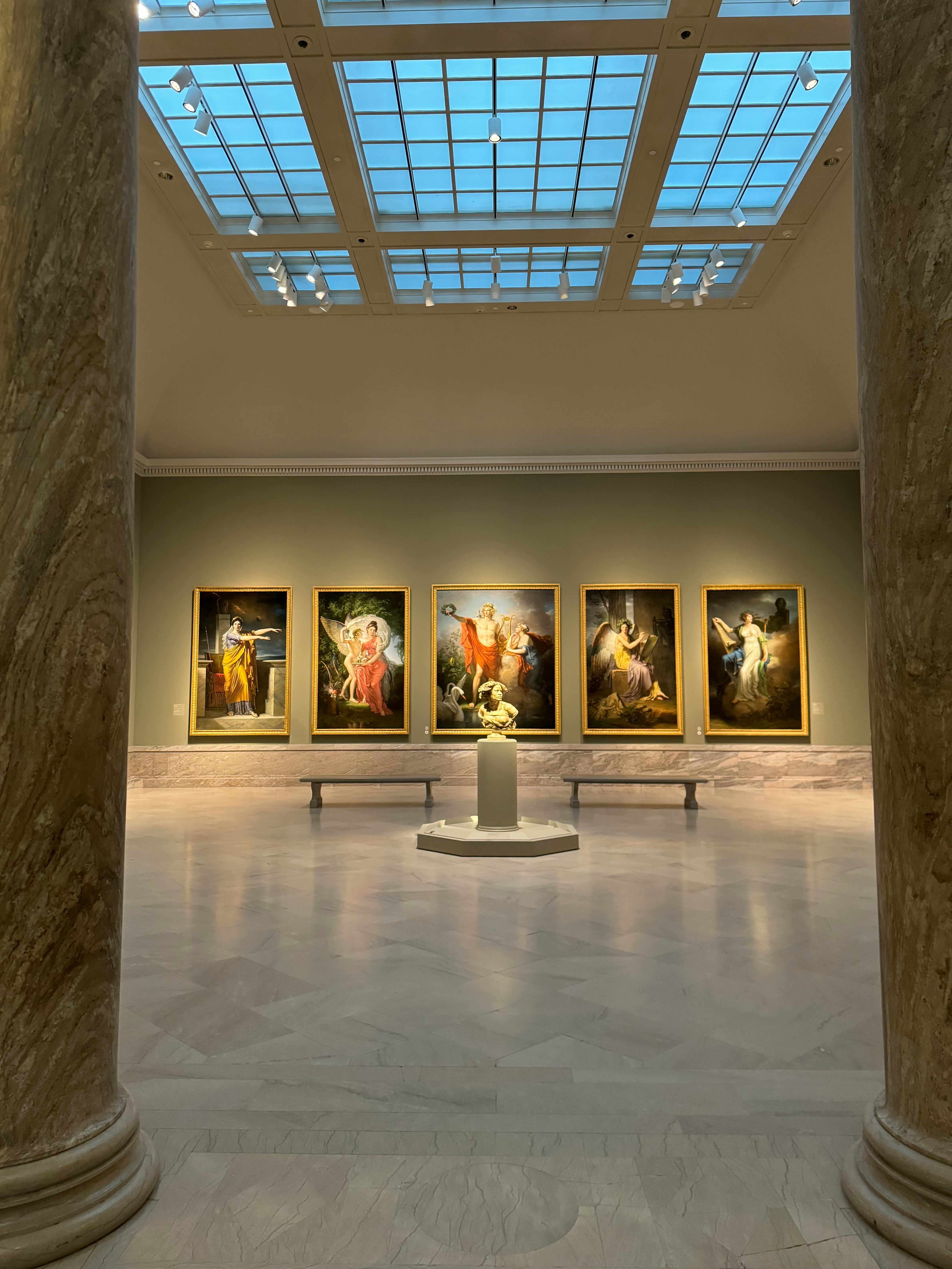 Artworks on display at the Cleveland Museum of Art