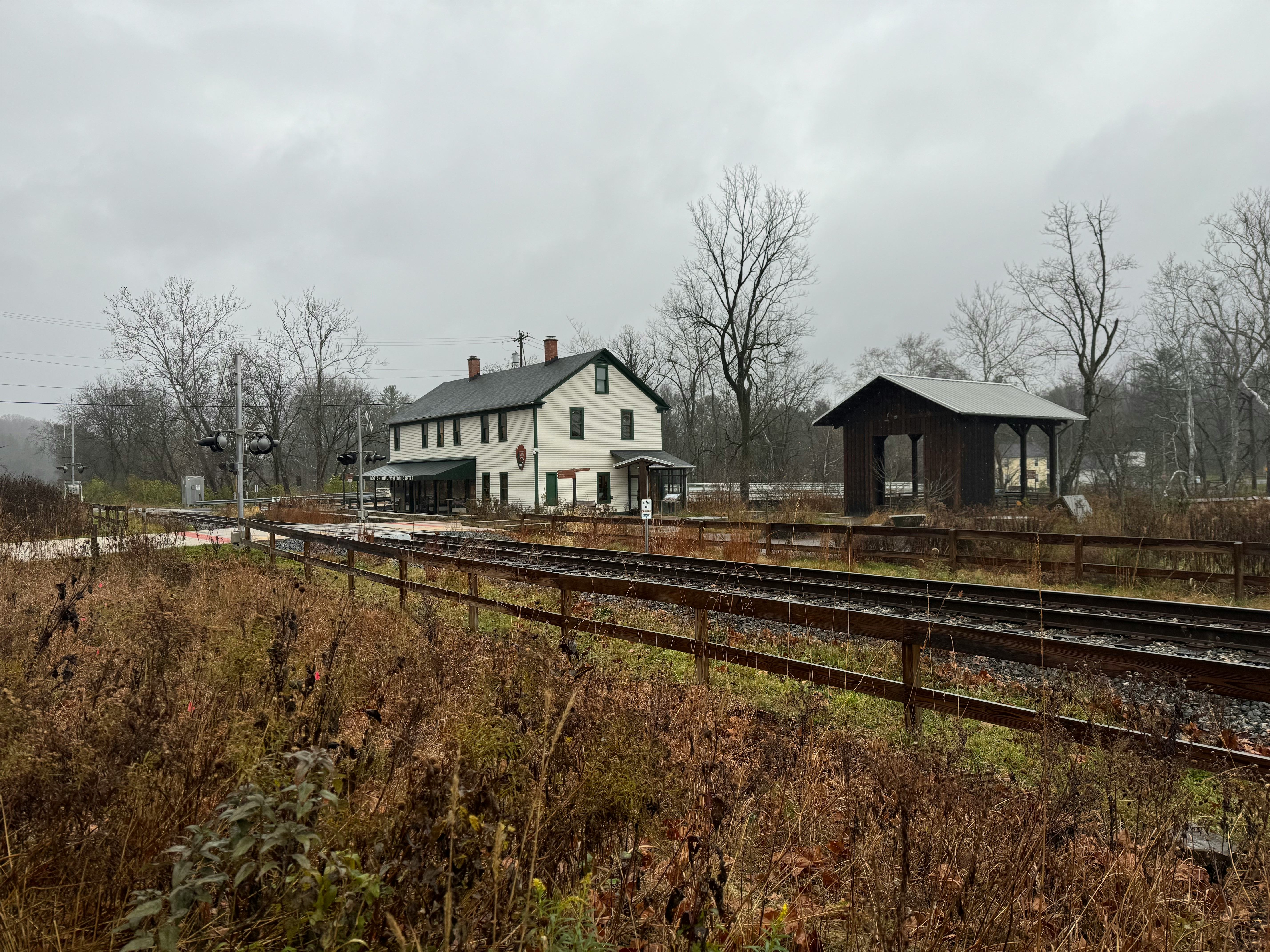 The Boston Mill Visitor Center in Cuyahoga Valley National Park, Ohio
