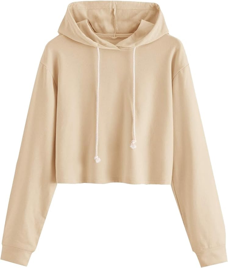 MakeMeChic Cropped Hoodie