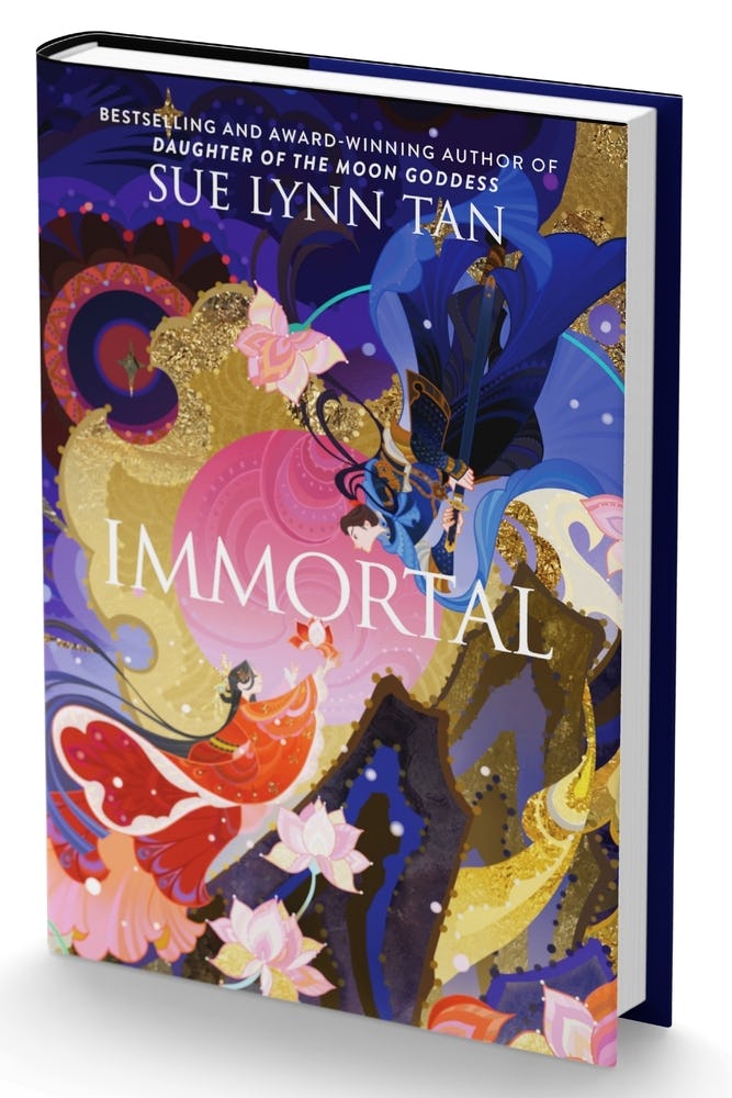 Cover of &lsquo;Immortal&rsquo; by Sue Lynn Tan.