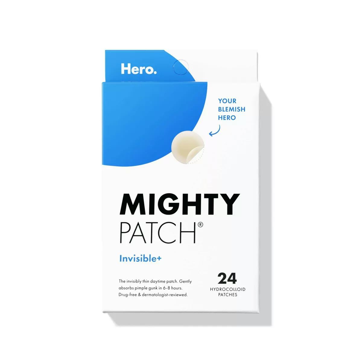 Hero Cosmetics Mighty Patch Invisible+ Daytime Hydrocolloid Acne Pimple Patches